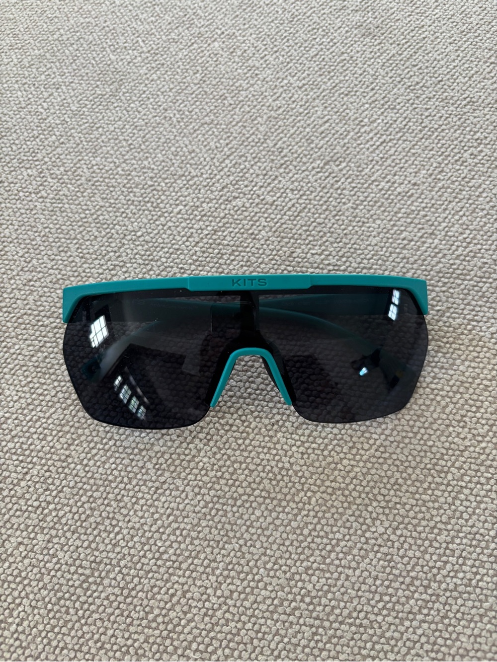 KITS Pace Wraparound Sunglasses in Teal